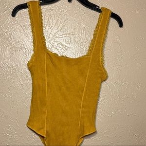 Golden bodysuit